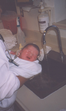 First hair wash - 23k