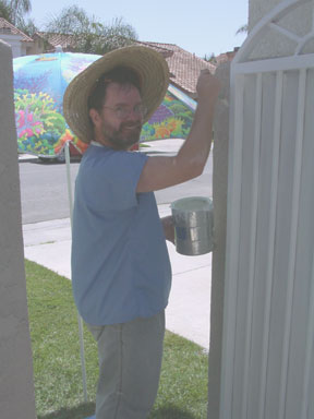 Harry Painting the Gate - 21K